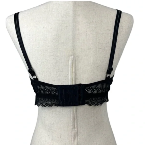 Auden Black Lace Underwire Bra. 36B #295 - Picture 5 of 7